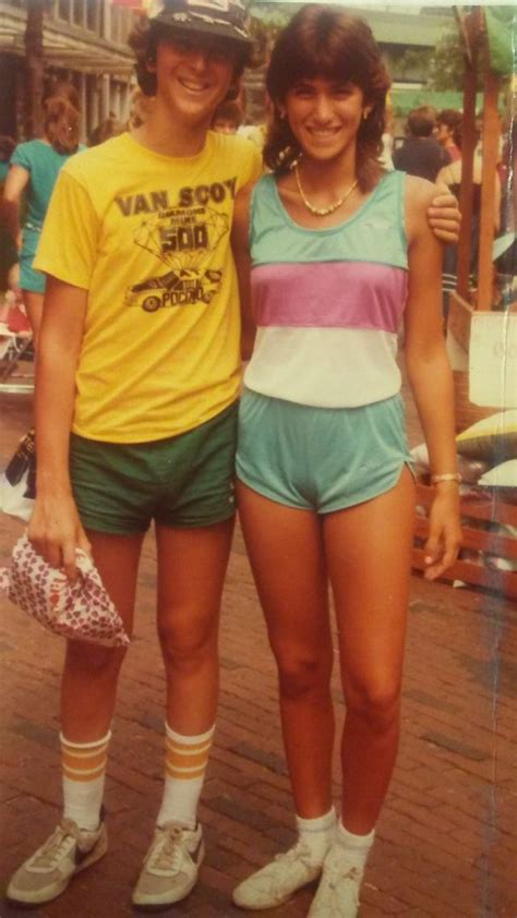 Vintage Everyday Photos Of People In Dolphin Shorts In The 1980s