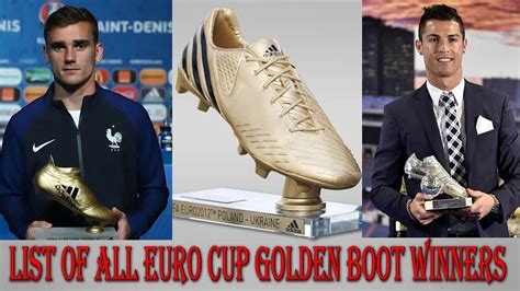 Uefa European Championship Golden Boot Award Winners I I List