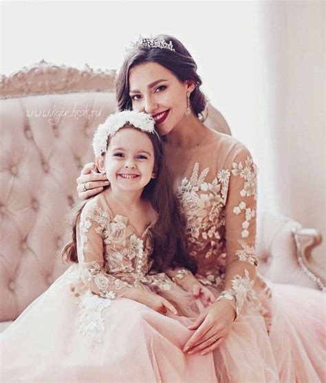 Photo Shoot Mother And Daughter Dresses Blush Matching Dresses Etsy
