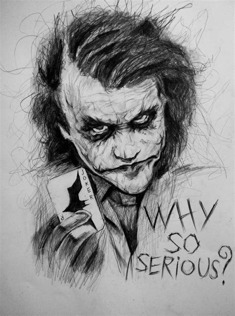 Dark Knight Joker Pencil Drawing Easy One Of His Greatest Moments