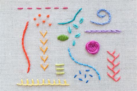 Learn 15 Essential Hand Embroidery Stitches