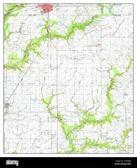 Eunice Louisiana Map 1959 162500 United States Of America By
