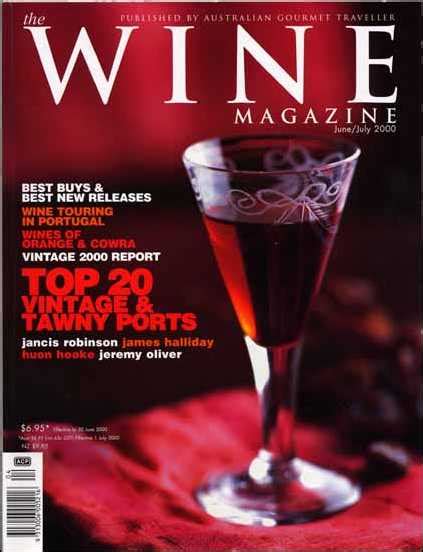 Front Cover Of The Wine Magazine