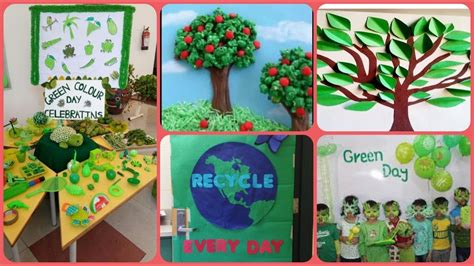 Green Day Activity Ideas For School School Decoration Ideas Youtube