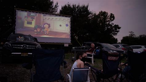The extensive food menu, with cheesesteaks, shrimp with brown rice, and pulled pork sandwiches. Ramsey NJ opening drive-in movie theater