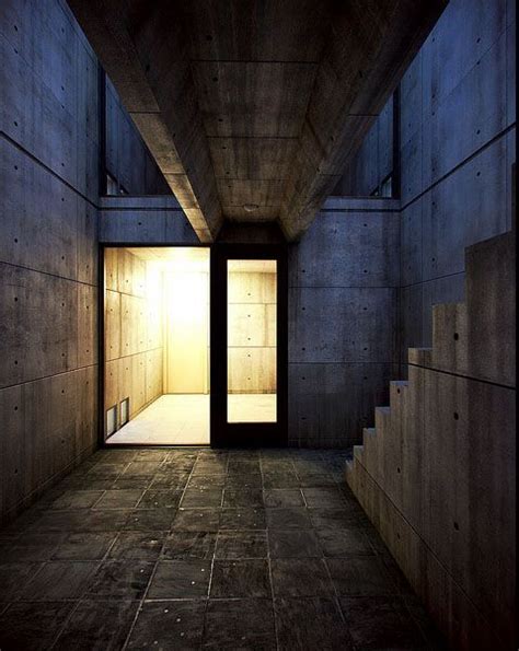 Casa Azuma De Tadao Ando Osaka Arquitectura Concrete Architecture Tadao Ando Architecture