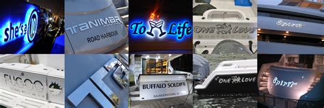 Yacht Lettering Led Boat Letters Marine Stainless Steel