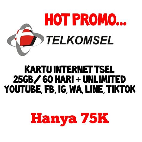 Enjoy telkomsel promo packages and the latest promos such as internet quota, cashback, halo bundling, kuota ketengan unlimited, hajj savings, and others. Hot Promo Internet Telkomsel / Paket Internet Murah Hot ...