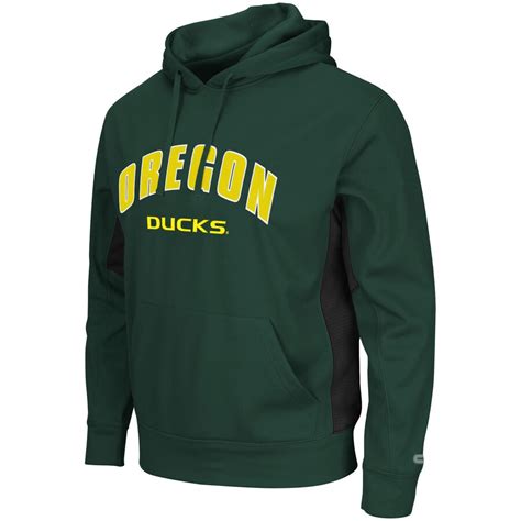Mens Colosseum Green Oregon Ducks Training Day Pullover Hoodie