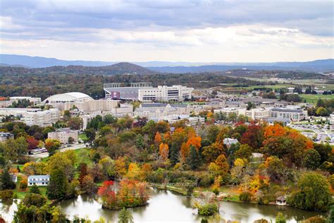 20131022 Aerial View Of Virginia Tech Main Campus Aerial View