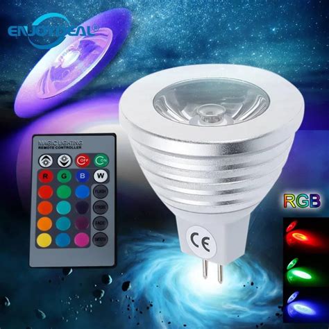 Mr16 3w Rgb Led Light Spot Light Bulb 16 Color Changing Wireless Ir