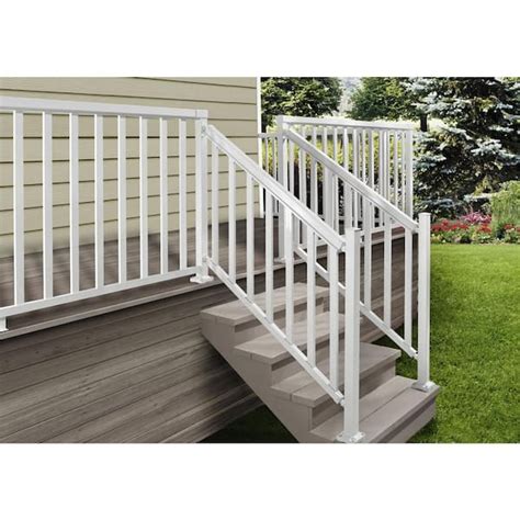 Building And Hardware Other Home Building And Hardware Peak Aluminum Railing 6 Ft White Durable