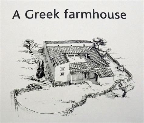 Ipernity Reconstruction Drawing Of A Greek Farmhouse In The British