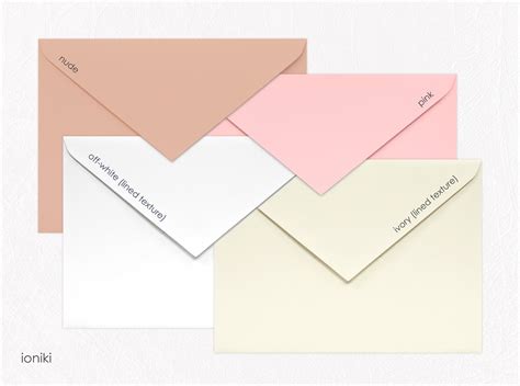 Nude Envelopes 130x180mm 7 20x5 24in Premium Quality Etsy