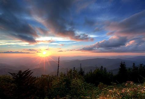 Sunset Great Smoky Mountains National Park Photograph By Doug Mcpherson