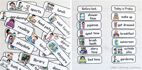 Daily Routine Charts For Kids Little Lifelong Learners