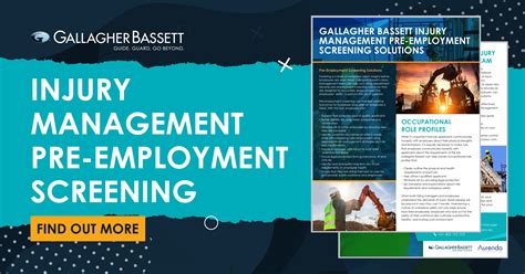 Pre Employment Screening Updated Gallagher Bassett