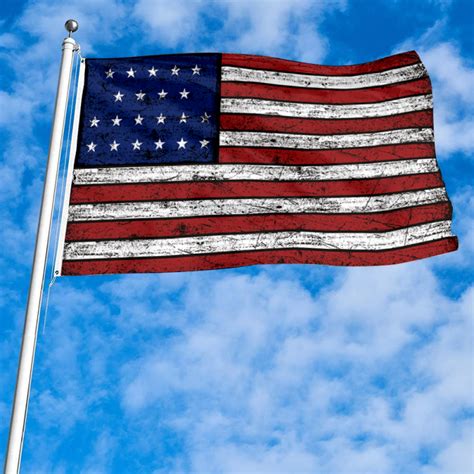 Vintage 1819 1820 The United States Flag