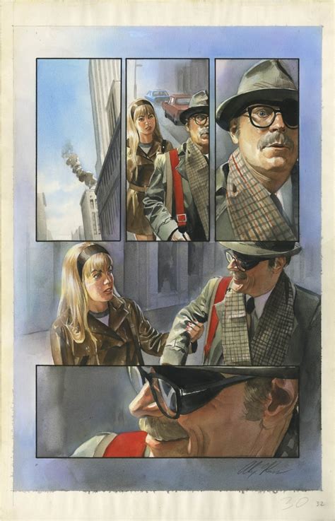 Marvels 4 Page 1994 Alex Ross Gwen Stacy Meets Phil