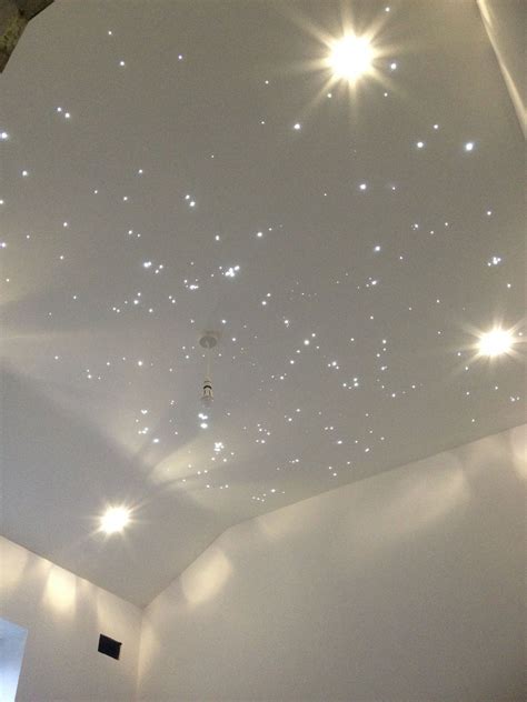Fibre Optic Stars In A Nursery Bedroom Pop Design Star Ceiling