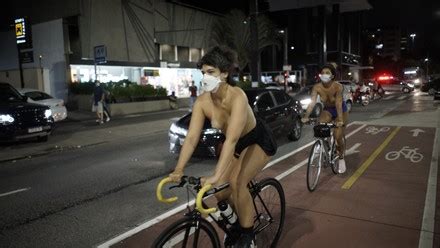 World Naked Bike Ride In Sao Paulo Brazil Mar Stock Pictures Editorial Images And