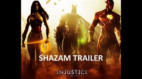 Injustice Gods Among Us Shazam Captain Marvel Trailer