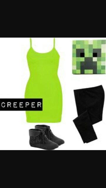 Girl Creeper Idea Diy Halloween Costumes Easy Minecraft Halloween