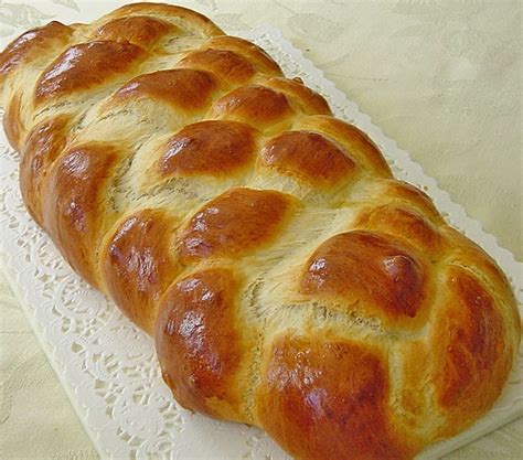 Braid the 3 logs to form the loaf. Sunday Sweet Braided Bread - Delicious German Zopf • Best ...
