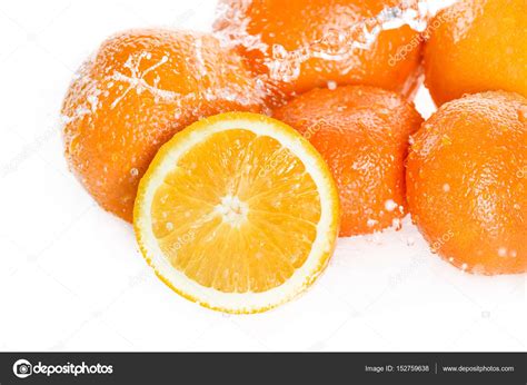 Fresh Ripe Oranges — Stock Photo © Alebloshka 152759638