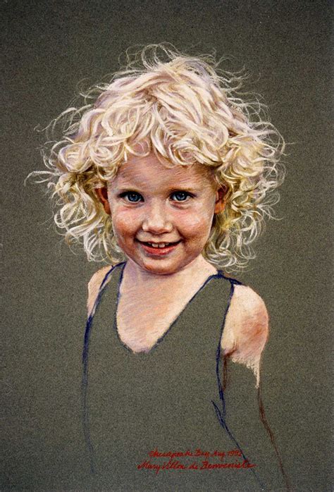 Childrens Portraits Portrait Colored Pencil Portrait Child