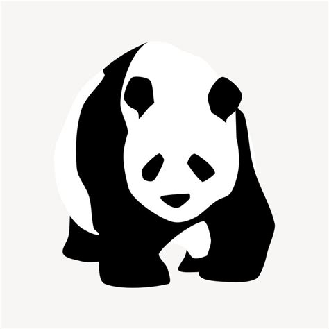 Panda Clipart Animal Illustration Vector Free Vector Rawpixel