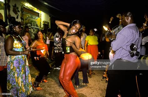 Women Dance On The Streets Of Kingston To All Night Dancehall A Very News Photo Getty Images