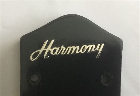 Vintage Harmony Guitar Headstock Logo Ebay