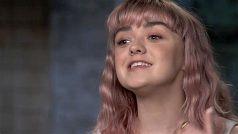 Game Of Thrones Maisie Williams On An Uncomfortable Part Of Her Arya