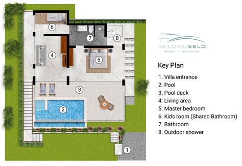 Selong Selo Resort And Residences One Bedroom Villa Floorplan Elite