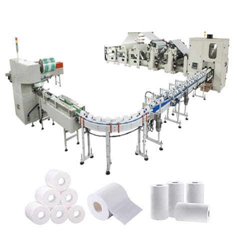 Foshan Factory Automatic Toilet Roll Tissue Production Line China Toilet Paper Production Line