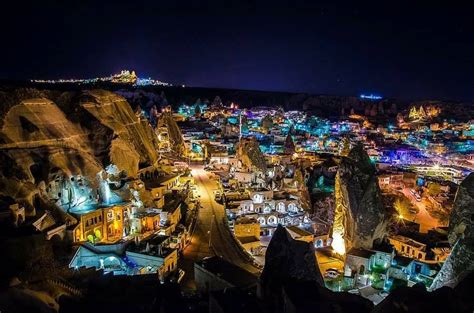 Hadrians View Ancientorigins Cappadocia At Night Turkey