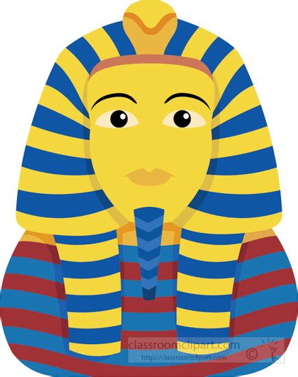 Ancient Egypt Clipart Mask Of Ancient Egyptian King Tutankhamun