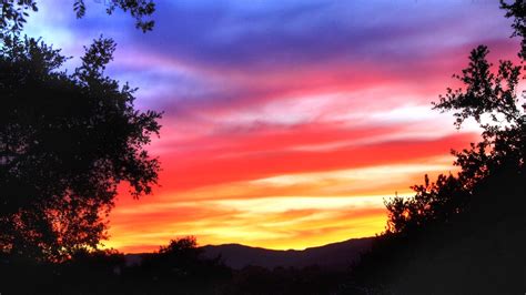 Purple, Red, and Yellow Sunset | BEAUTIFUL