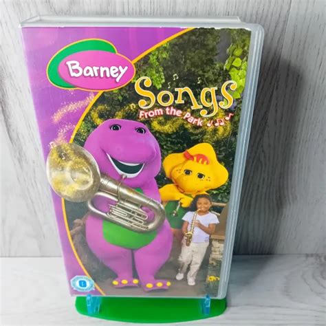 Barney Songs From The Park Vhs Rare Retro Vintage Series Kids Movie