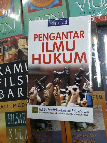 Jual Buku Pengantar Ilmu Hukum Edisi Revisi Peter Mahmud Marzuki Di