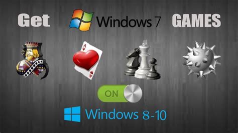 Get Windows 7 Games On Windows 8 10 Youtube