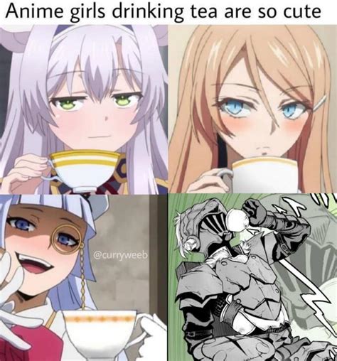 I Love Tea Anime Girls Comparison Parodies Know Your Meme