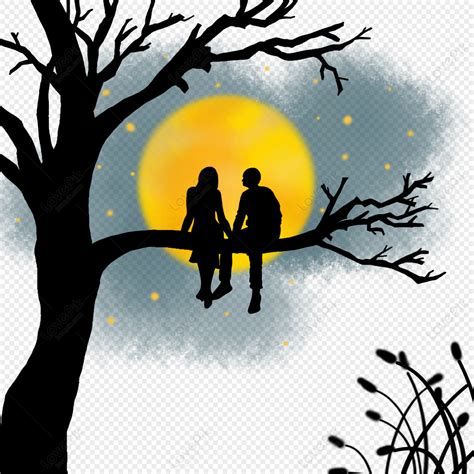 Night Couple Silhouette 520 Night Couple Png Image And Clipart Image