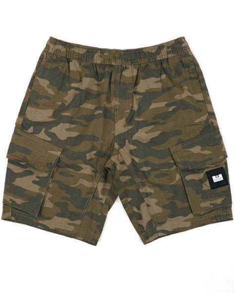 Weekend Offender Ripstop Cargo Shorts Camo 80s Casual Classics