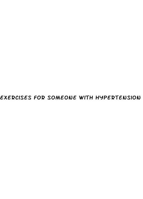 Exercises For Someone With Hypertension ﻿ecowas
