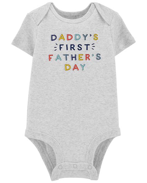 Carters Κορμάκι Γκρι ΄΄daddys First Fathers Day