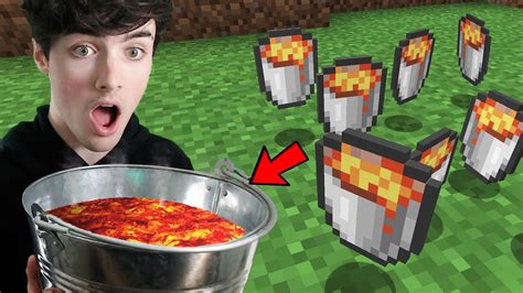 Minecraft But I Eat The Items In Real Life Youtube
