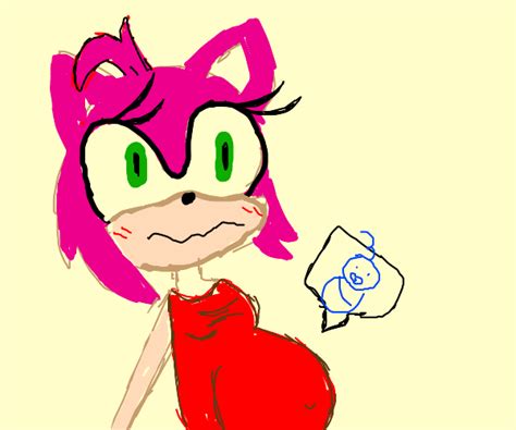 Pregnant Amy Rose Sonic Boom Aurora