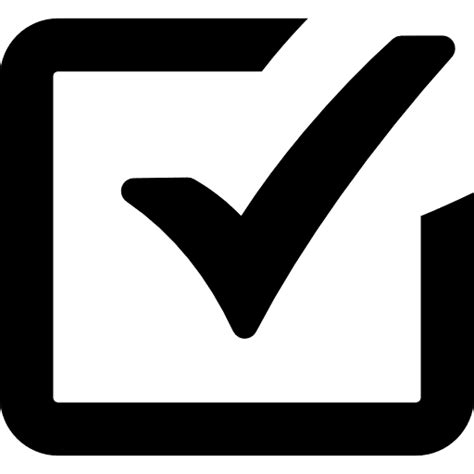 Check Mark Box Icon Png And Svg Vector Free Download